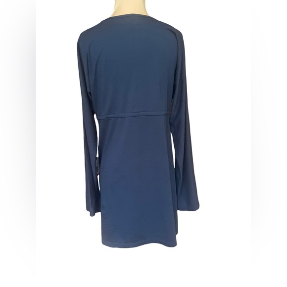 NWT Toes on the Nose Swimsuit Cover-Up Dress Blue Sandy Beach Dress Size M - Picture 3 of 7